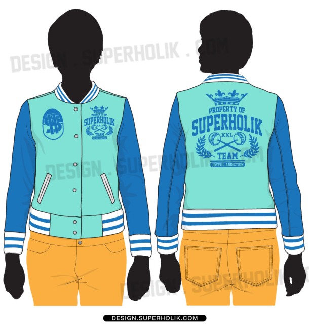 Varsity jacket template