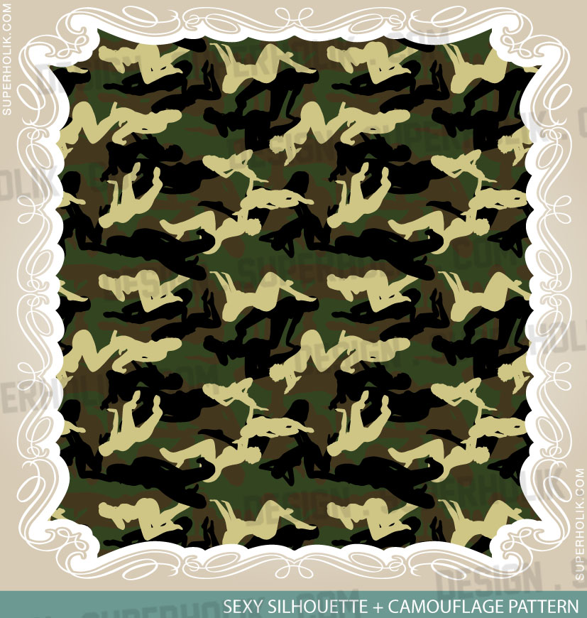 seamless camouflage pattern